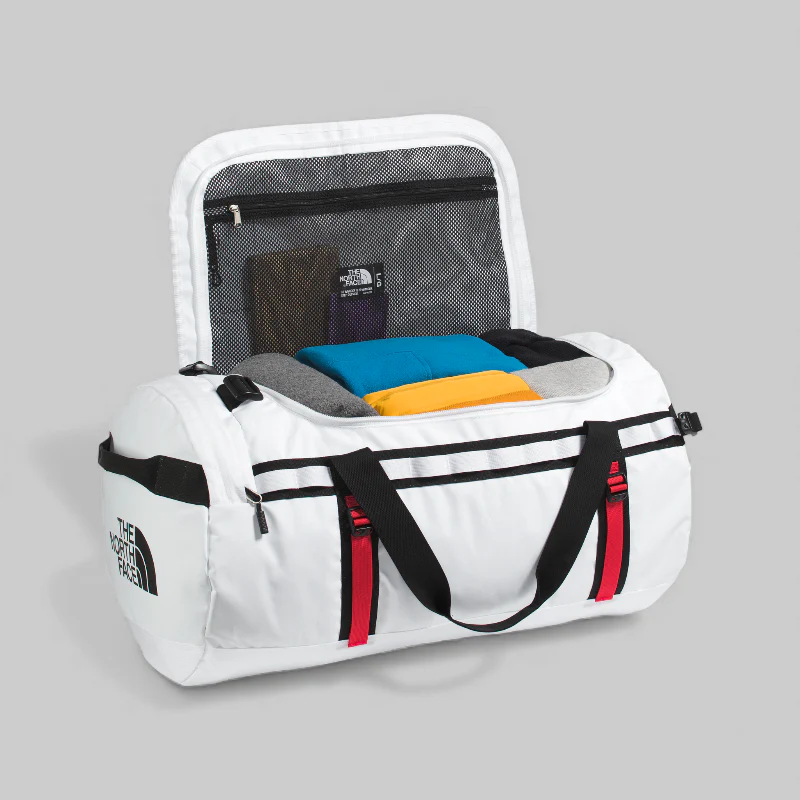 Base Camp Large Duffel - White/Black/Elevation Red - Image 5