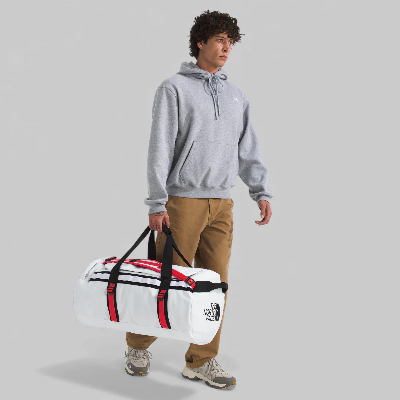 Base Camp Medium Duffel - White/Black/Elevation Red - Image 2