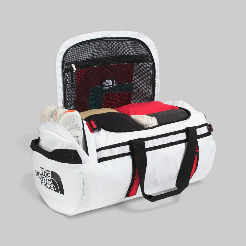 Base Camp Medium Duffel - White/Black/Elevation Red - Image 5