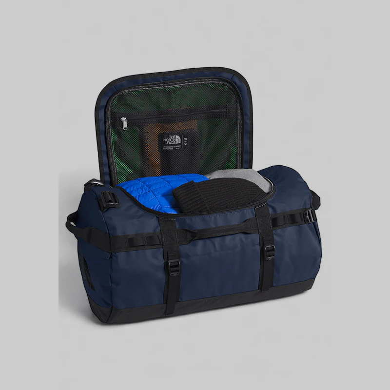 Base Camp Small Duffel - Summit Navy/TNF Black - Image 5