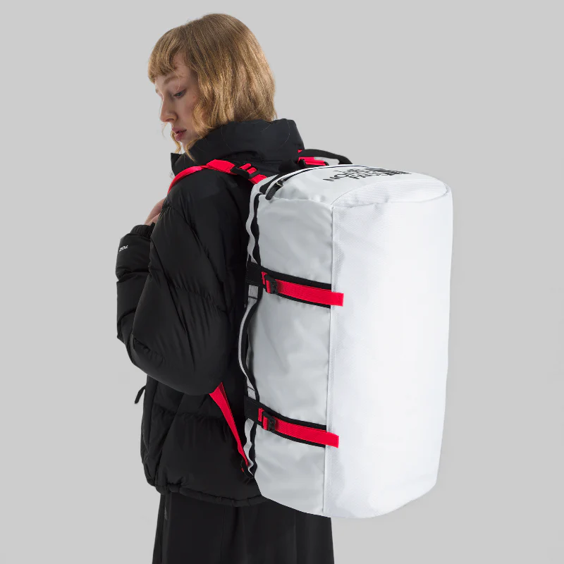 Base Camp Small Duffel - White/Black/Elevation Red - Image 2