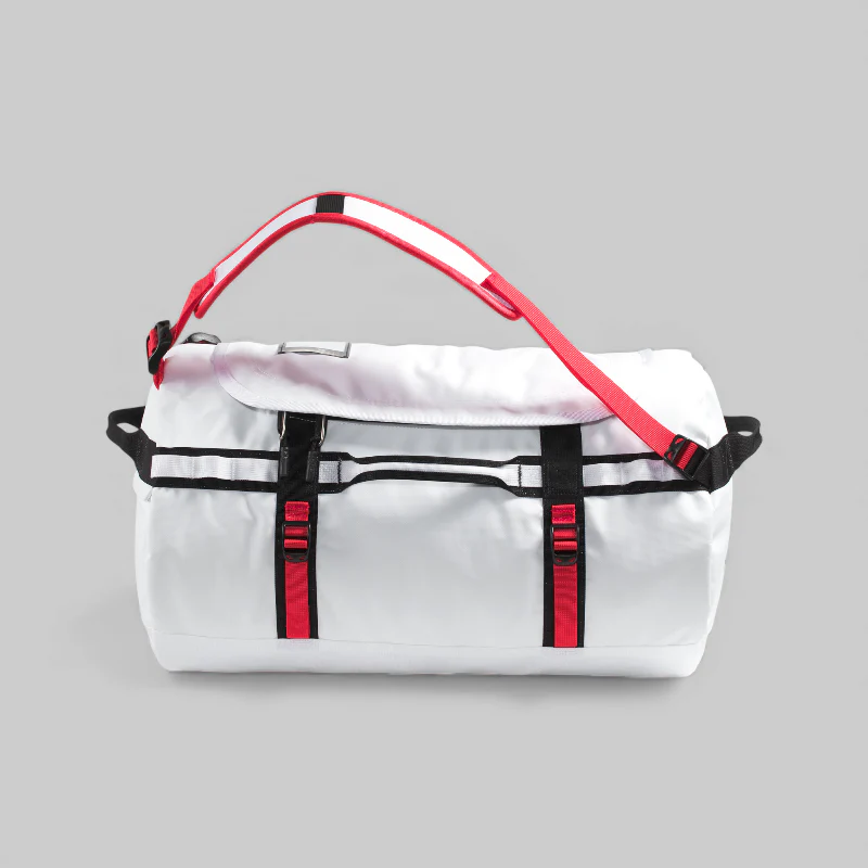 Base Camp Small Duffel - White/Black/Elevation Red - Image 3
