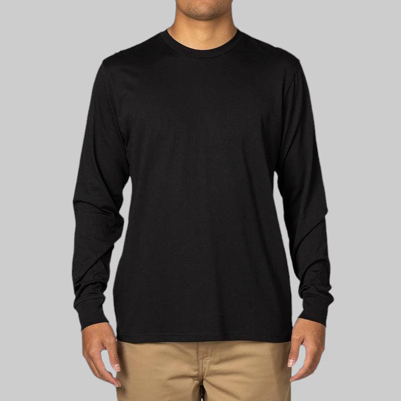 Base Long Sleeve - Black/White