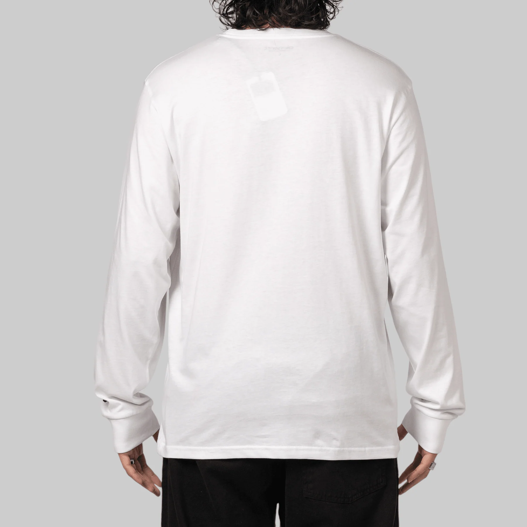 Base Long Sleeve - White/Black - Image 3