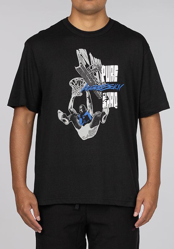 Basketball Shaq Graphic T-Shirt - Black