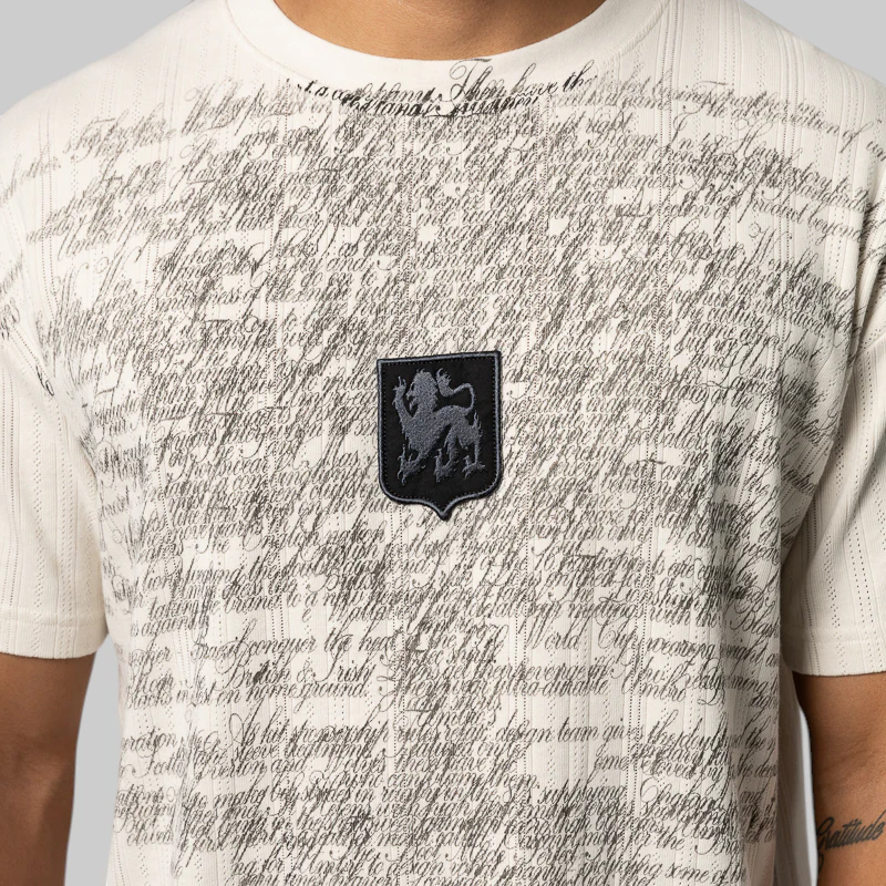 Biography Pointelle Baby T-Shirt - White Powder - Image 4