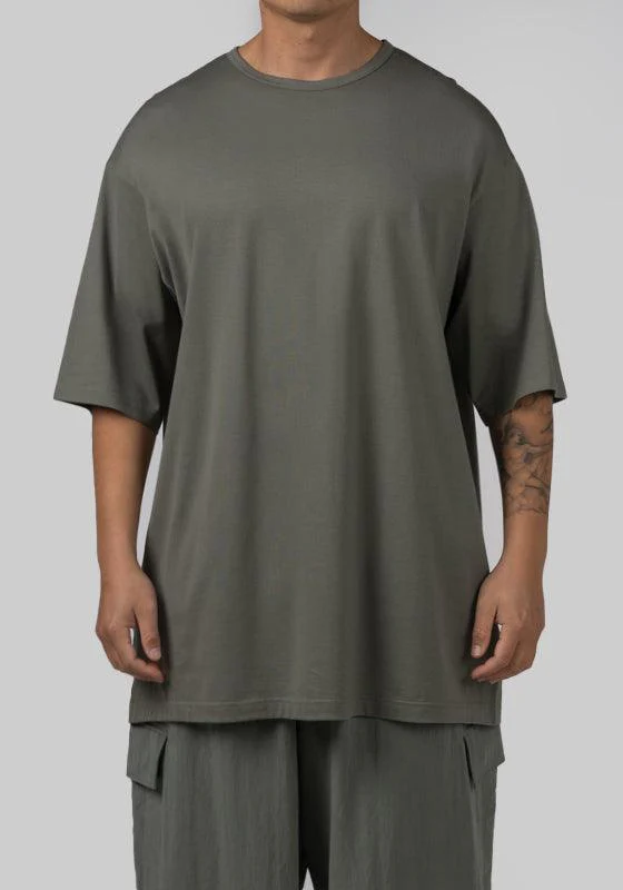 Boxy T-Shirt - Stone Green