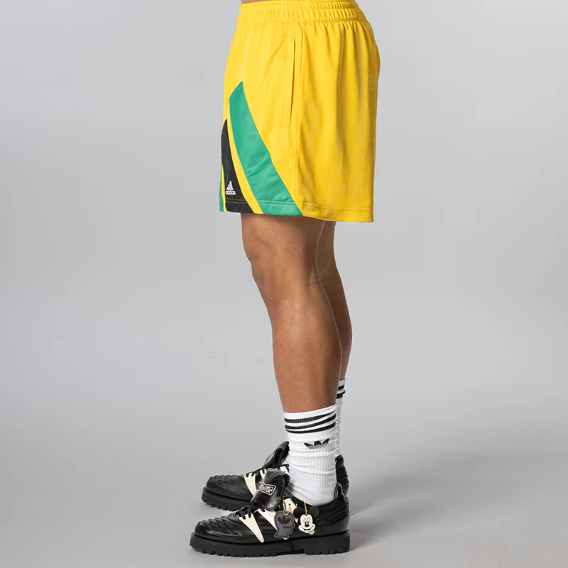 Brain Dead Disney Football Shorts - Bold Gold - Image 3
