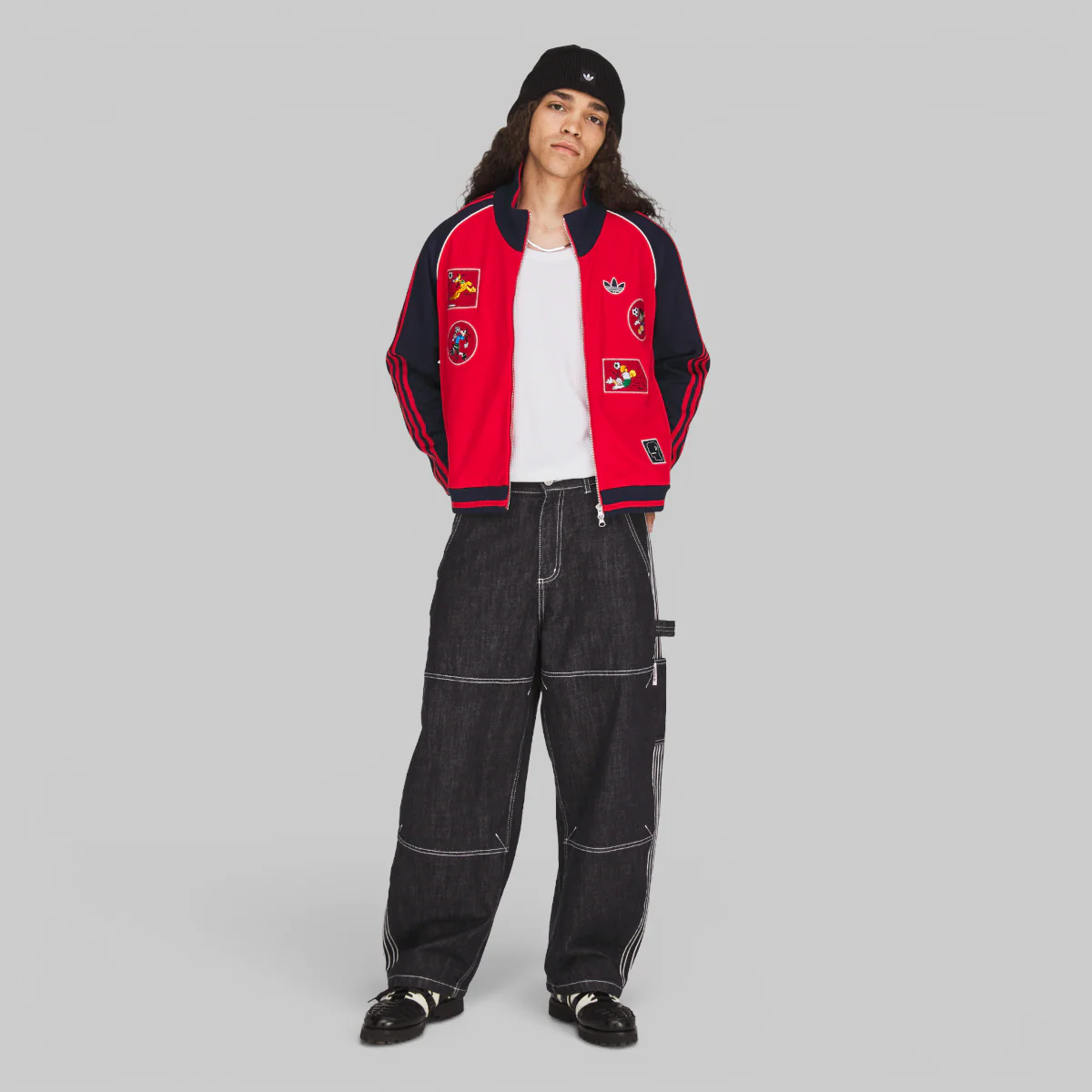 Brain Dead Disney Track Top - Better Scarlet - Image 4