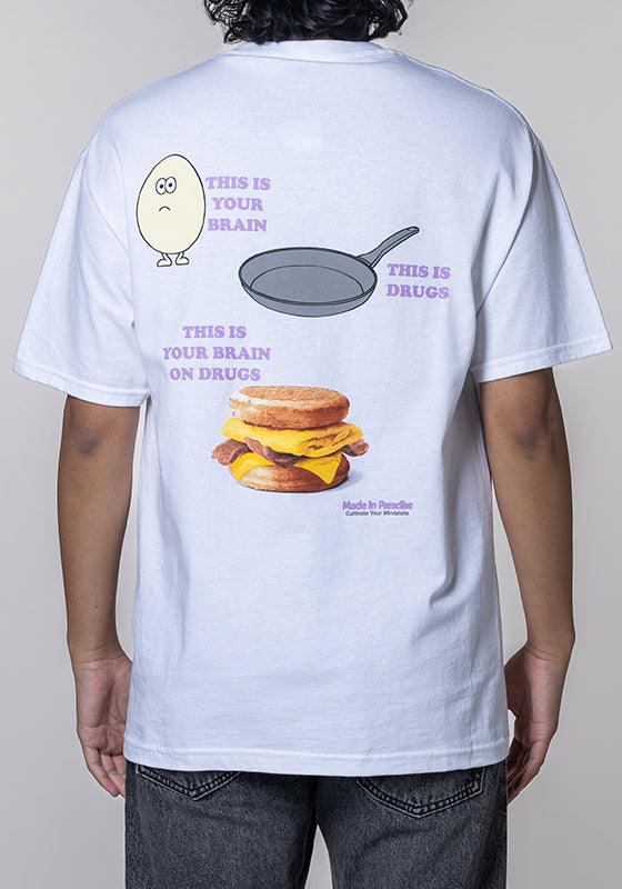 Brain On Drugs BEC T-Shirt - White - Image 2