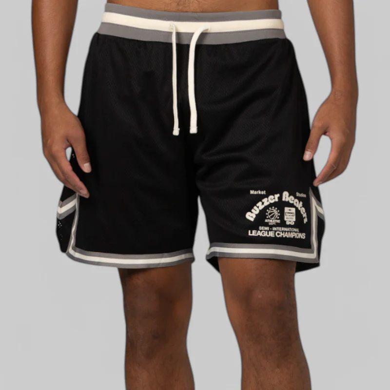 Buzzer Beaters Game Short - Black - Image 2