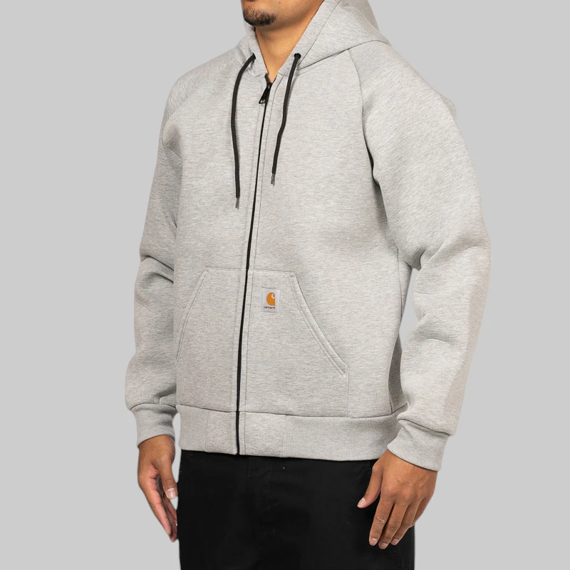 Car-Lux Hooded Jacket - Grey Heather/Grey - Image 2