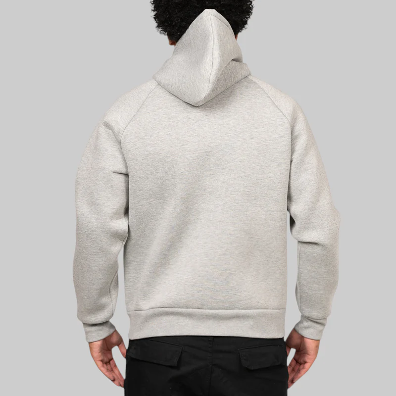 Car-Lux Hooded Jacket - Grey Heather/Grey - Image 4
