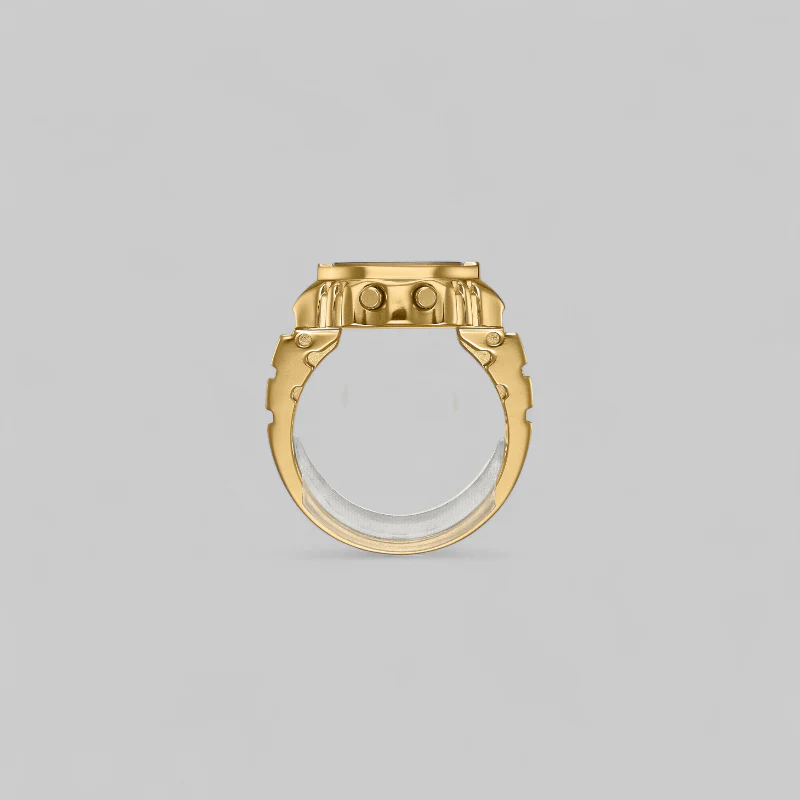 CRW-001G-9D - Full Metal Ring Watch - Image 4