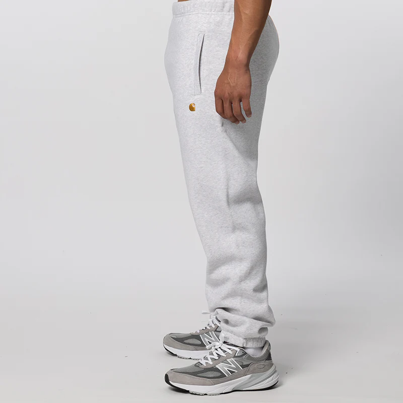 Chase Sweat Pant - Ash Heather/Gold - Image 3