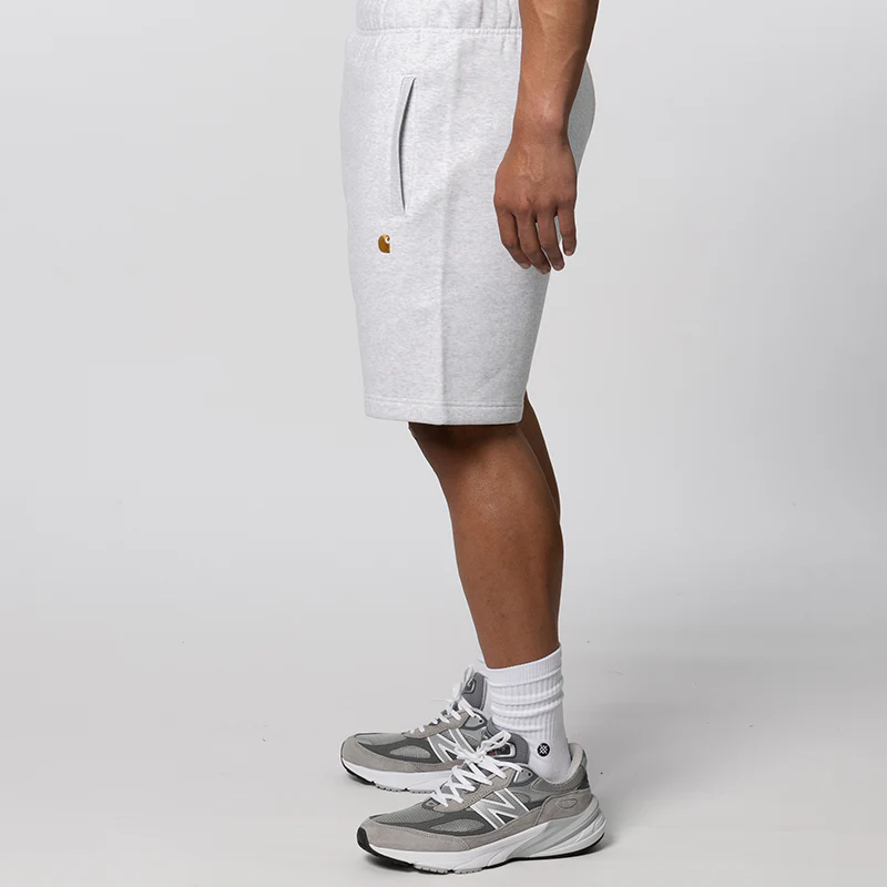 Chase Sweat Short - Ash Heather/Gold - Image 3