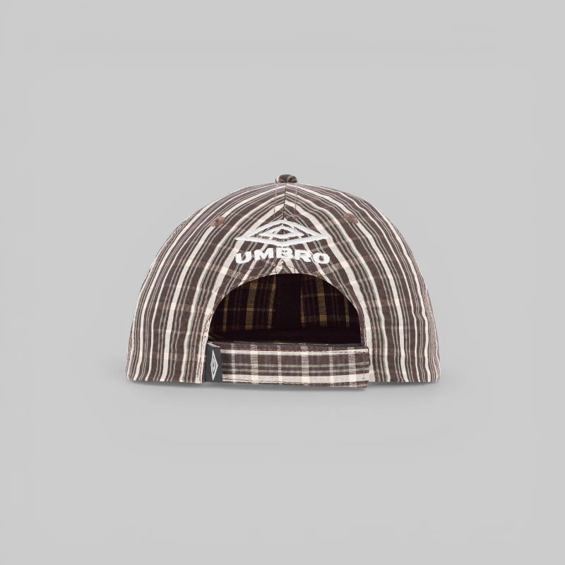 Check Hazard Cap - Beige Dark Brown - Image 2