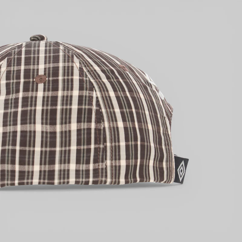 Check Hazard Cap - Beige Dark Brown - Image 5