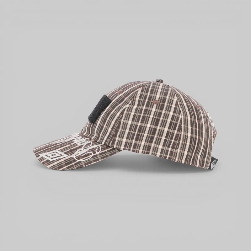 Check Hazard Cap - Beige Dark Brown - Image 7