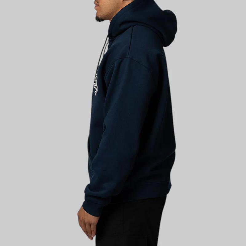 Chuck Fleece Zip Hoodie - Navy - Image 3