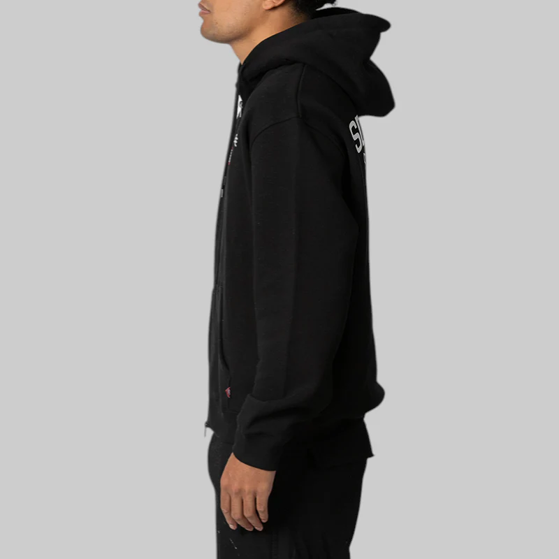 Cities Zip Thru Hoodie - Black - Image 4