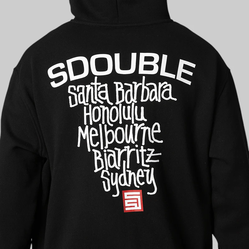 Cities Zip Thru Hoodie - Black - Image 5