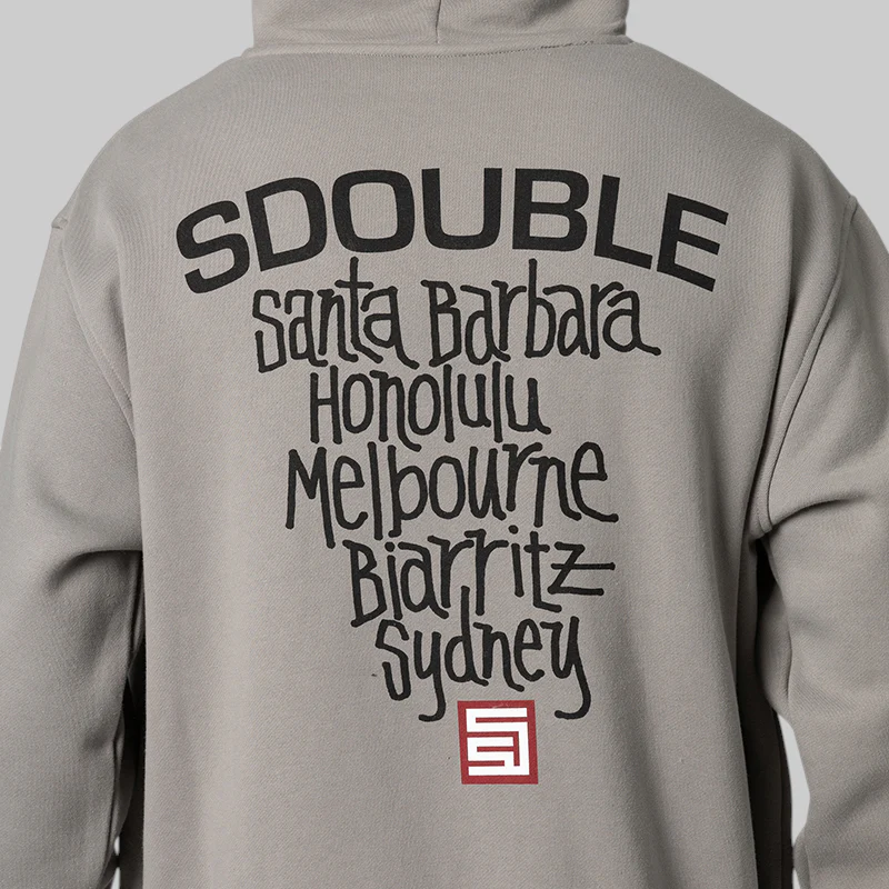 Cities Zip Thru Hoodie - Stone - Image 4