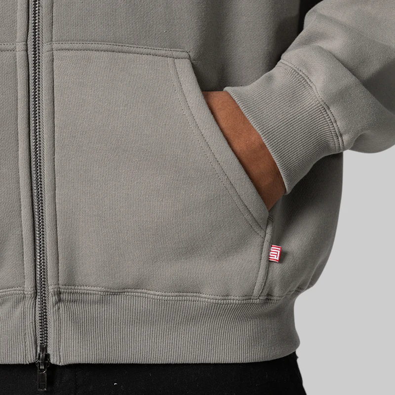 Cities Zip Thru Hoodie - Stone - Image 6