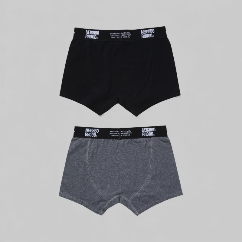 Classic 2 Pack Underpants - Black/Grey - Image 3