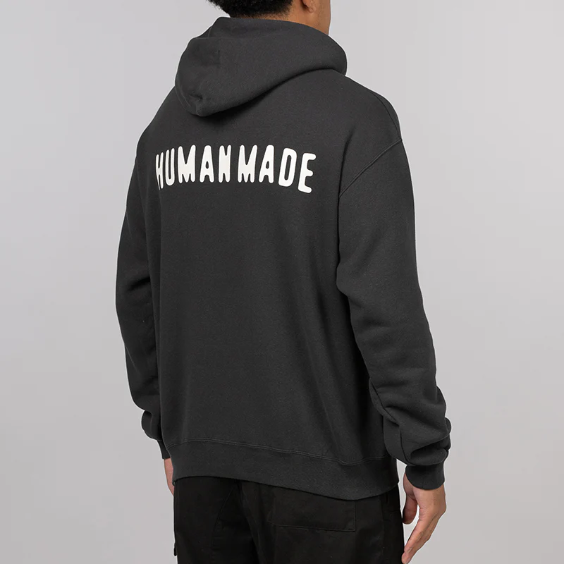 Classic Zip-Up Hoodie - Black - Image 5