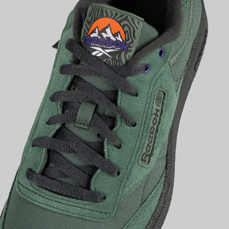 Club C 85 - Green/Grey/Orange - Image 6