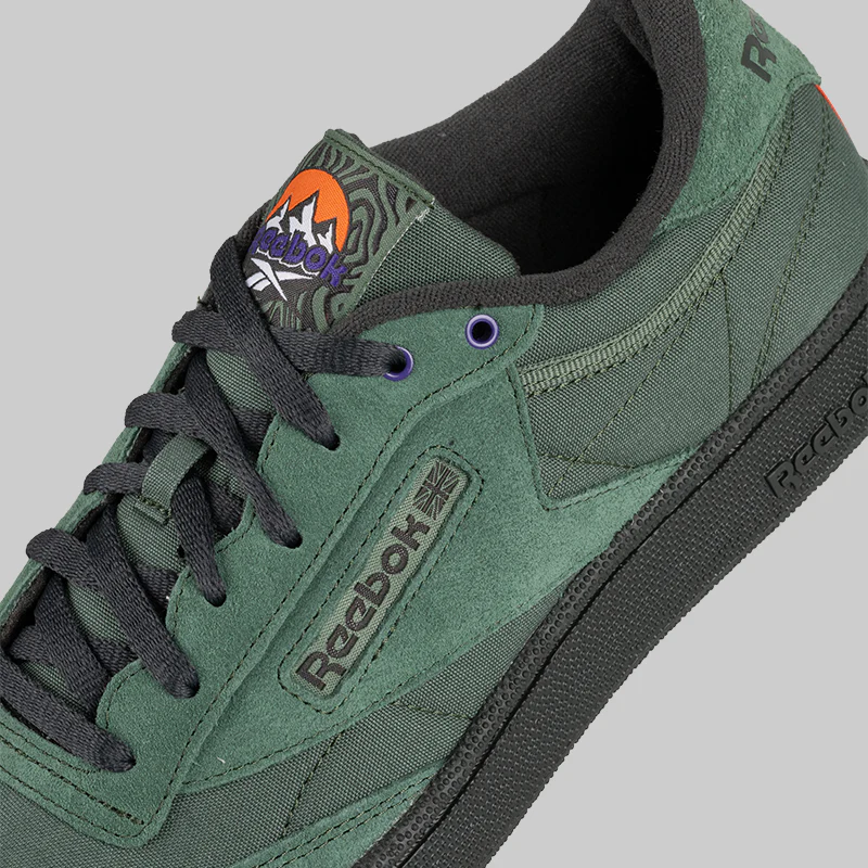 Club C 85 - Green/Grey/Orange - Image 7