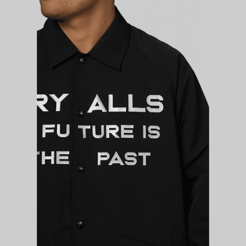 Coach Jacket - Black - Image 6