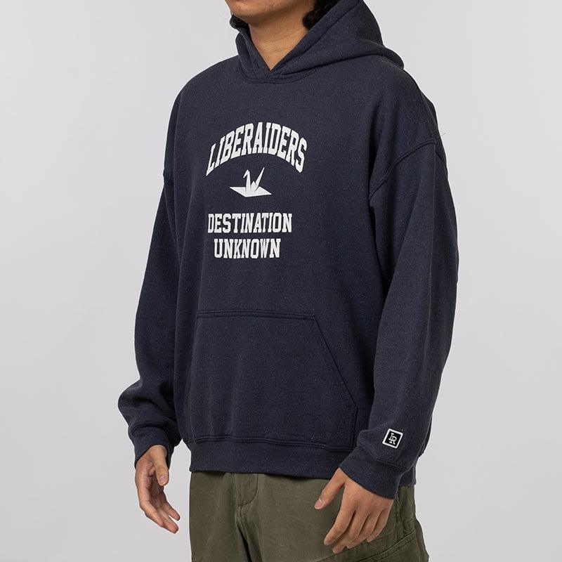 College Logo Hoodie - Navy - Image 2