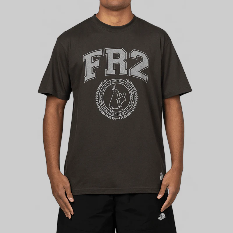 College Logo T-Shirt - Black