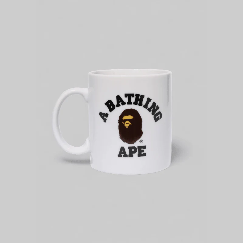 College Pottery Mug - White - Image 2