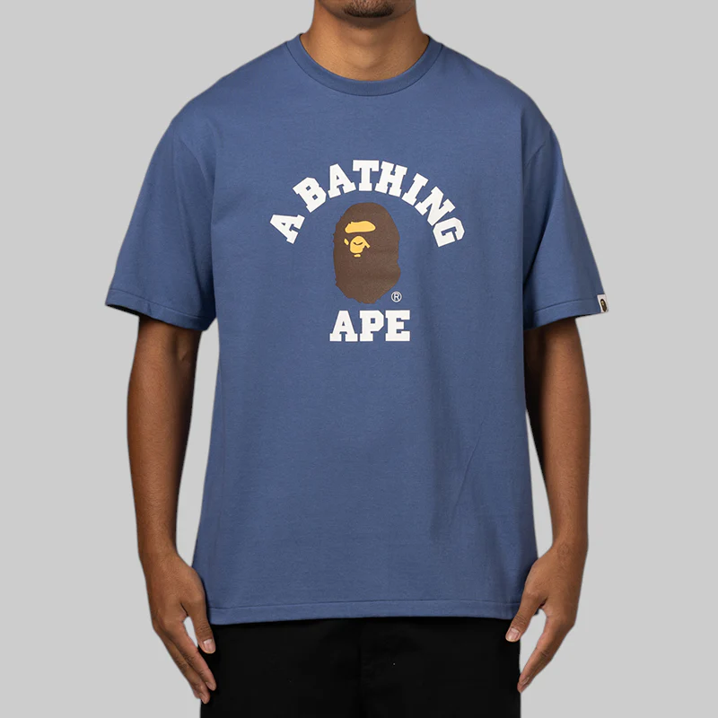 College T-Shirt - Navy