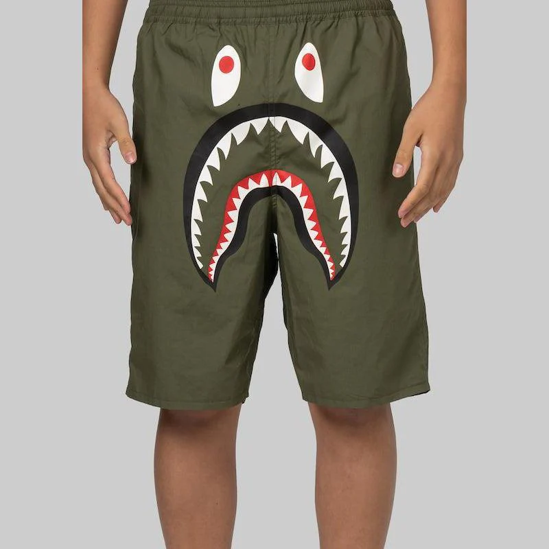 Colour Camo Shark Reversible Short - Navy