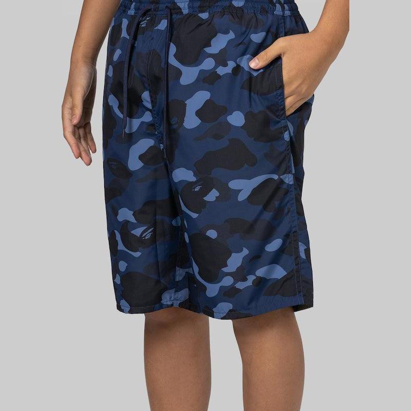 Colour Camo Shark Reversible Short - Navy - Image 2