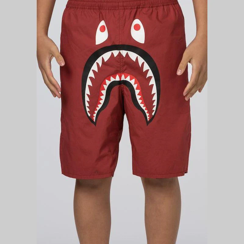 Colour Camo Shark Reversible Short - Red