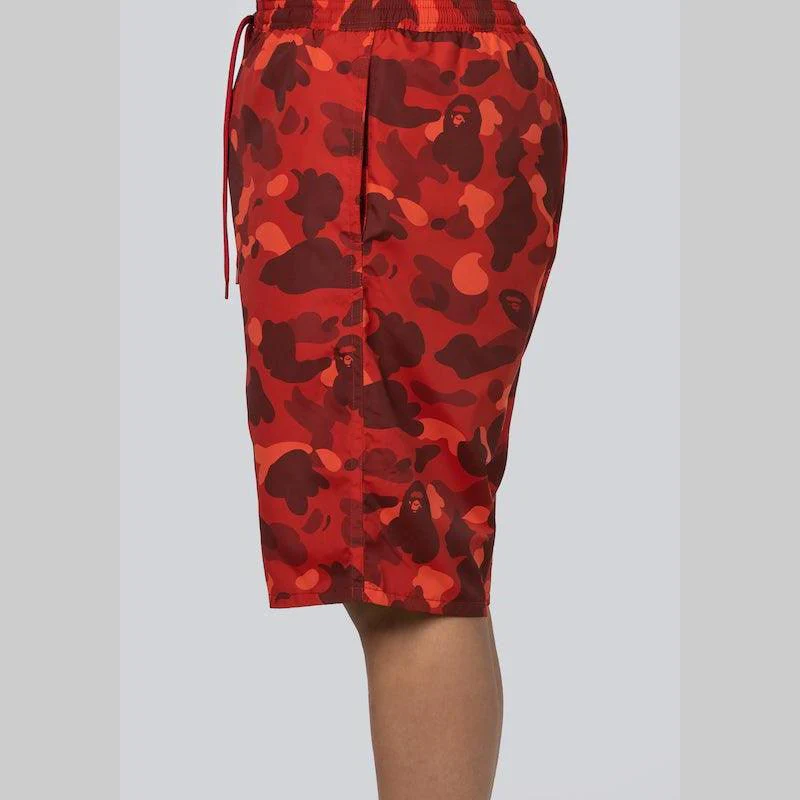 Colour Camo Shark Reversible Short - Red - Image 6