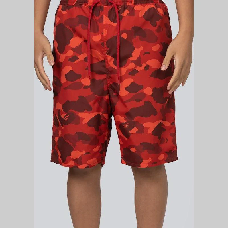 Colour Camo Shark Reversible Short - Red - Image 7