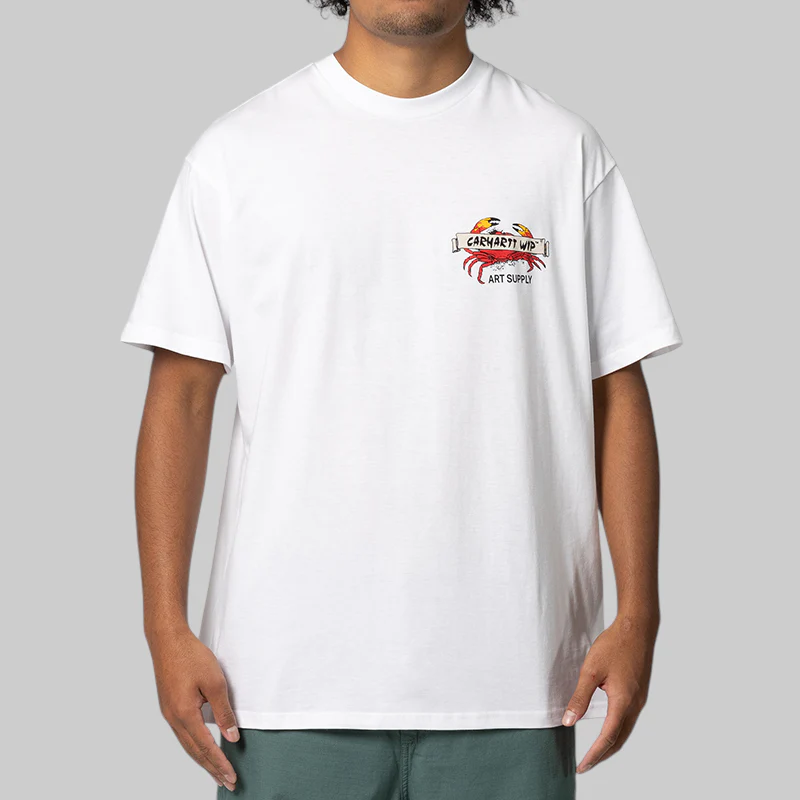 Crab Paint T-Shirt - White - Image 2