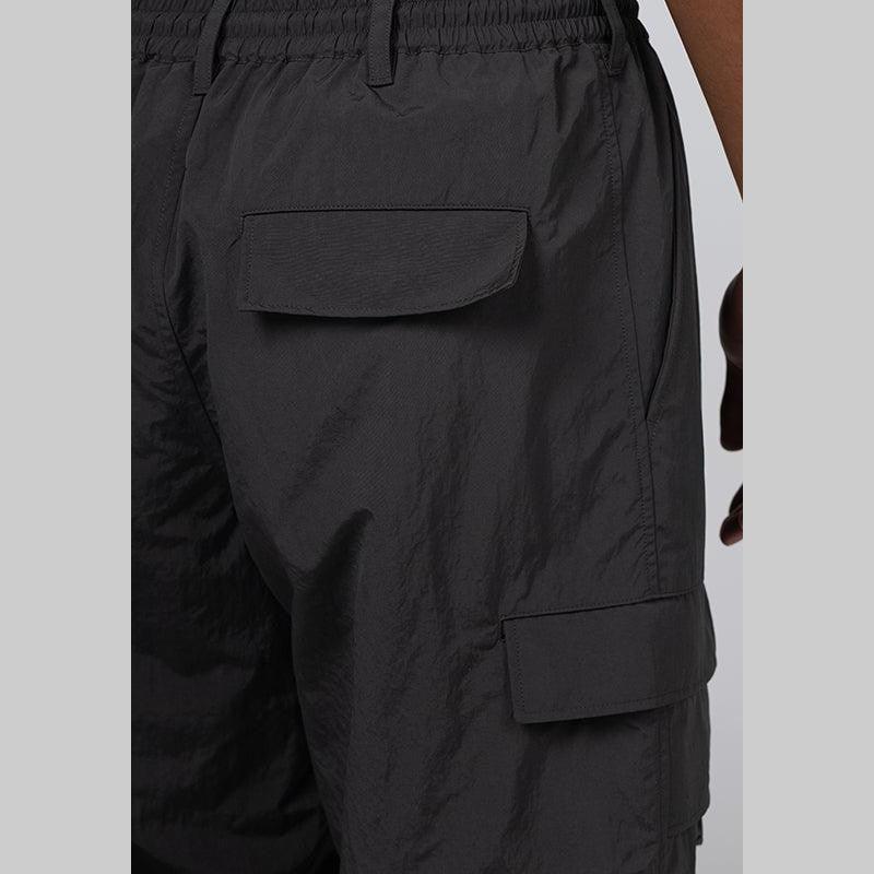 Crinkle Nylon Pant - Black - Image 5
