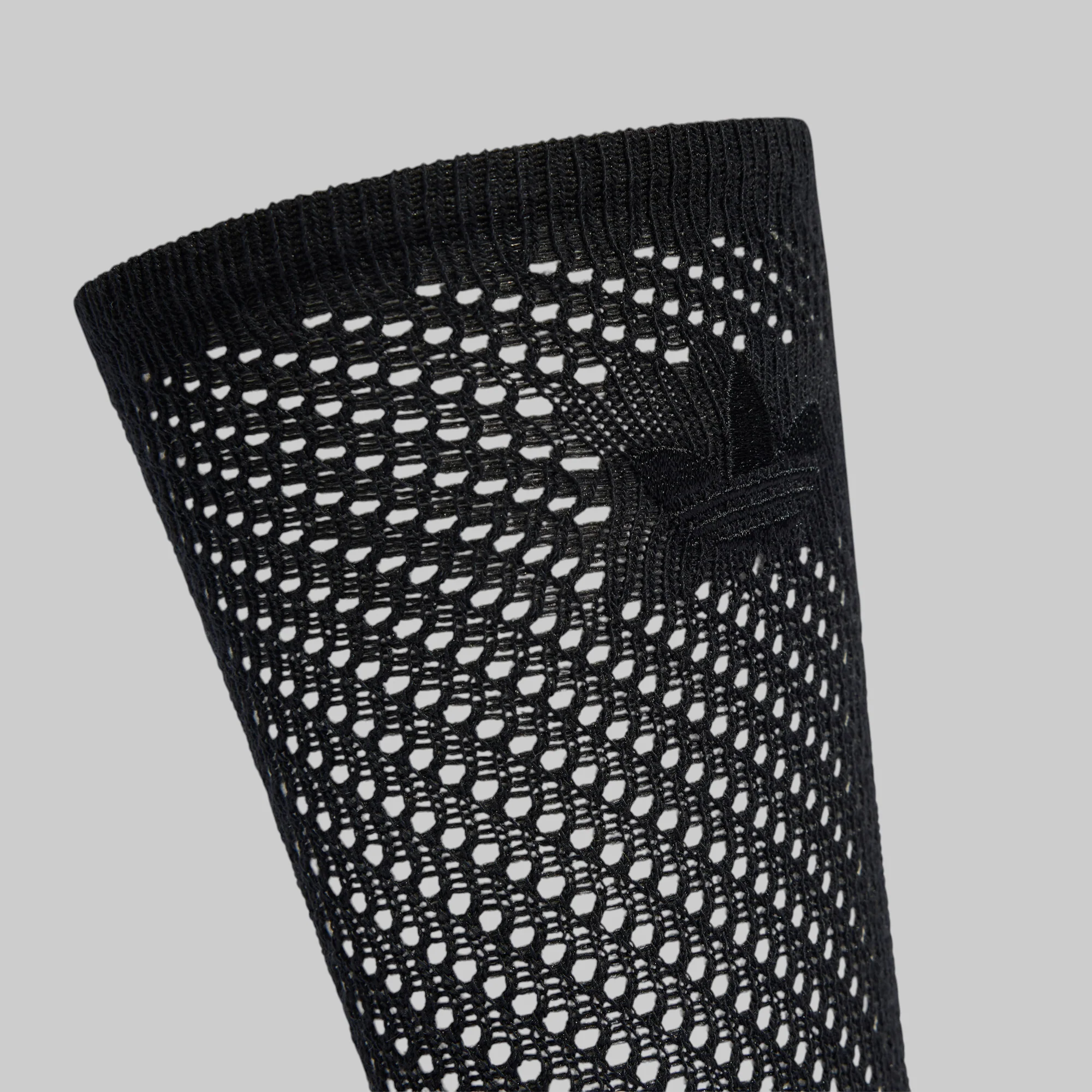 Crochet Crew Socks 2 Pack - Off White/Black - Image 4