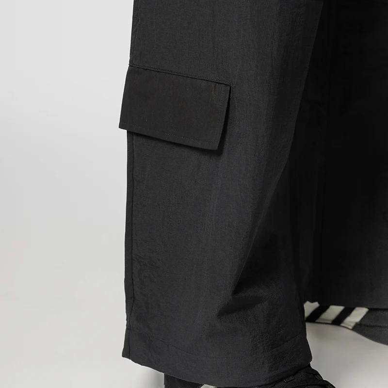 Cropped Straight Leg Pant - Black - Image 7