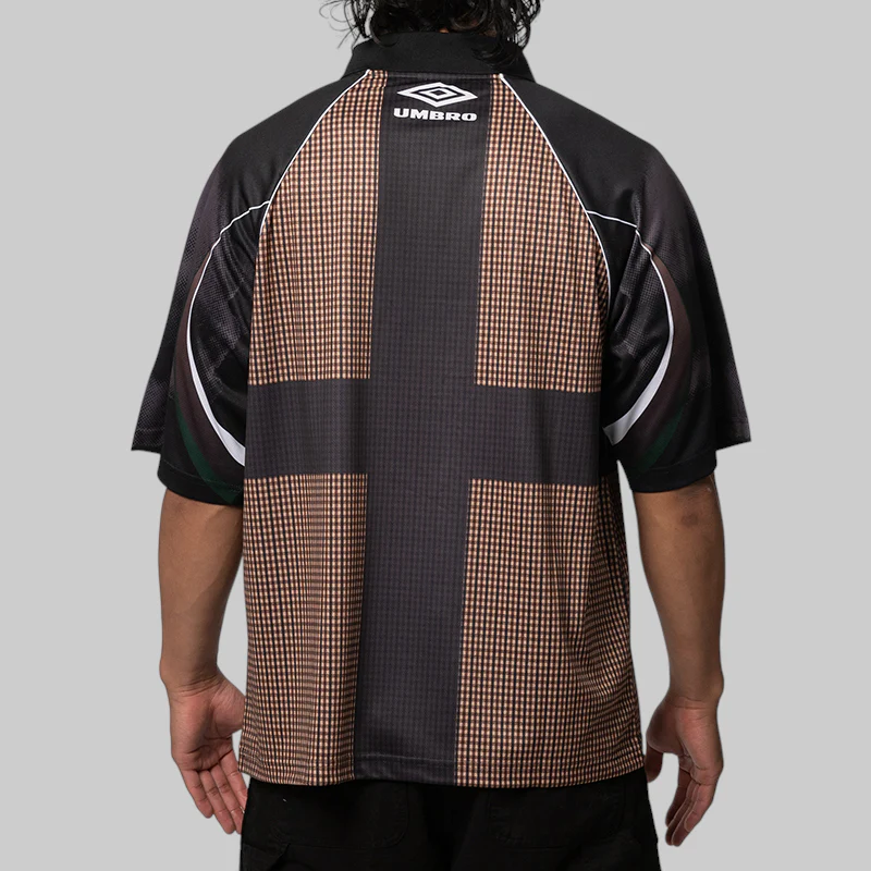 Cult Unity Check Polo - Beige/Black - Image 3