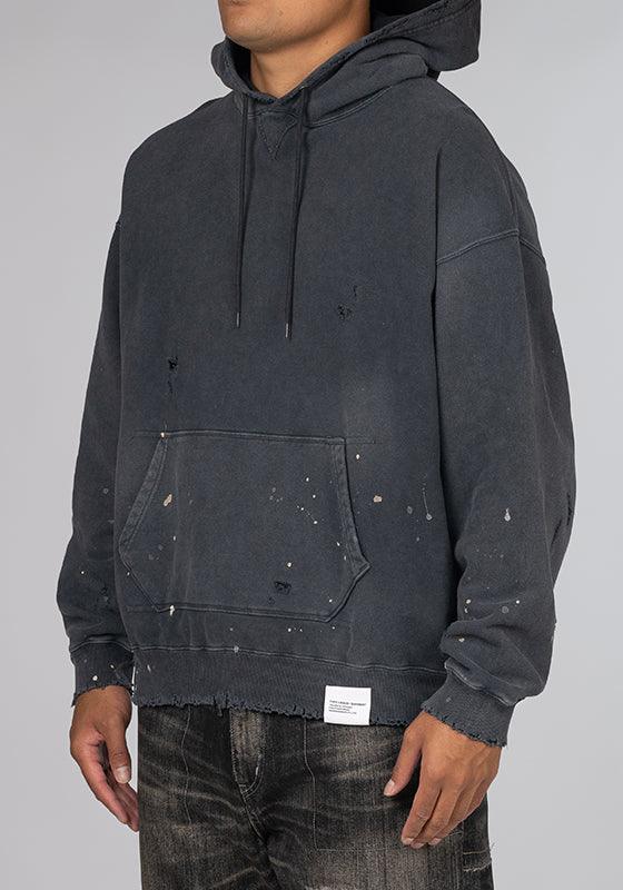Damage Sweatparka Long Sleeve - Black - Image 4