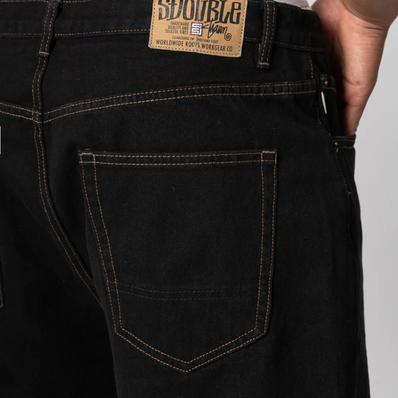 Denim Standard Short - Raw Black - Image 5