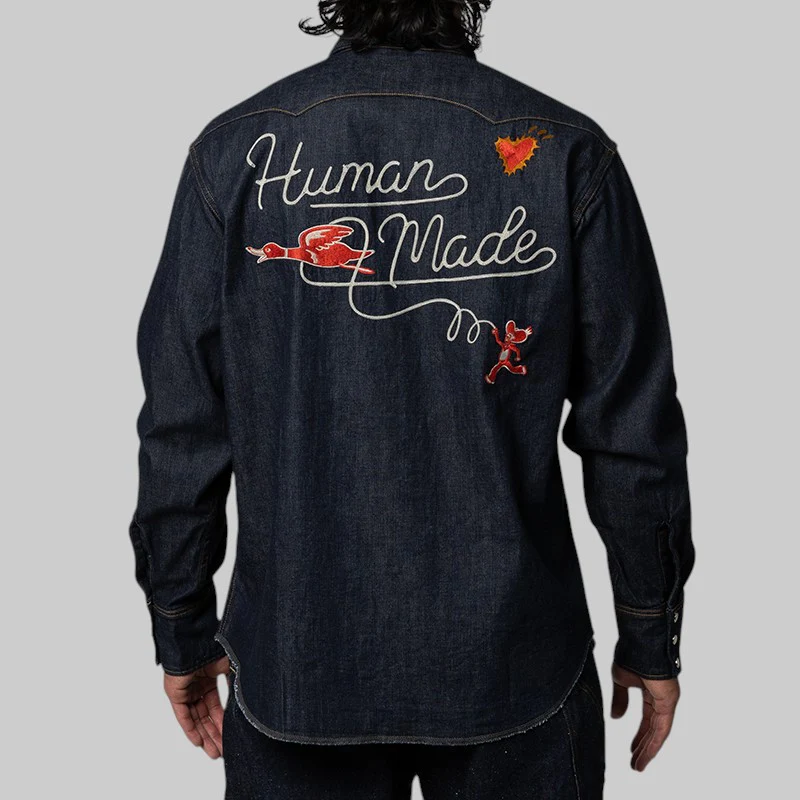 Denim Western Shirt - Indigo - Image 2